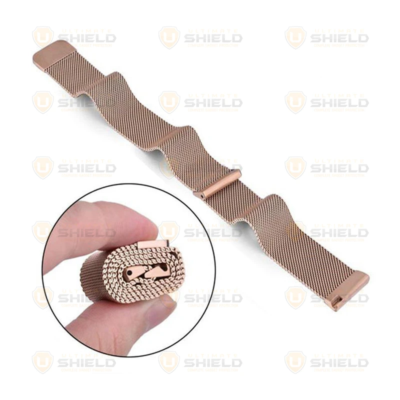بند آلتیمیت شیلد مدل Milanese UL مناسب برای ساعت هوشمند سامسونگ Galaxy Watch 4/5/6/7/FE سایز 40/43/44/46/47 میلی متری
