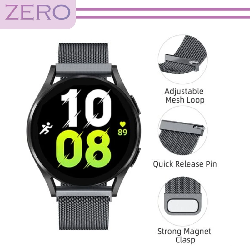 بند زیرو مدل Milanese مناسب برای ساعت هوشمند سامسونگ Galaxy Watch 6 Classic 47mm