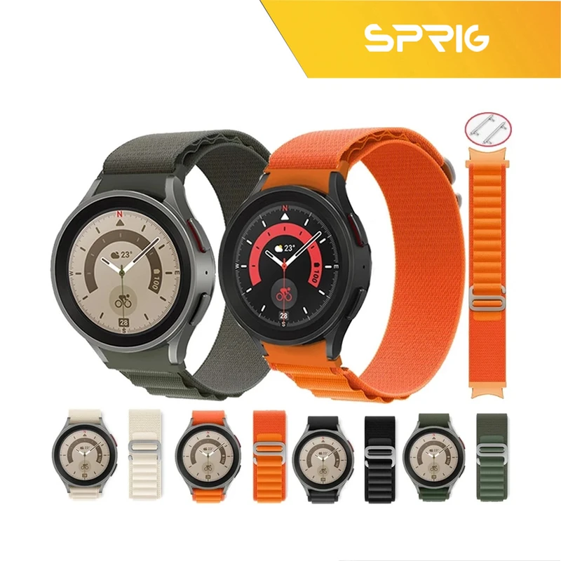 بند اسپریگ مدل Loop Alpine مناسب برای ساعت هوشمند سامسونگ Galaxy Watch Active 1 / Active 2 40mm / Active 2 44mm / Watch 3 size 41mm / Galaxy Watch 4 40mm / watch 4 42mm / watch 4 44mm / watch