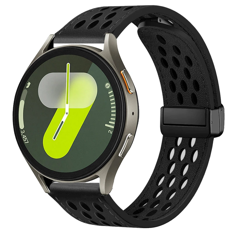 بند اسپریگ مدل Nk Leather magnet مناسب برای ساعت هوشمند سامسونگ Galaxy watch 6 40mm / 6 44mm / 6 classic 43mm / 6 classic 47mm