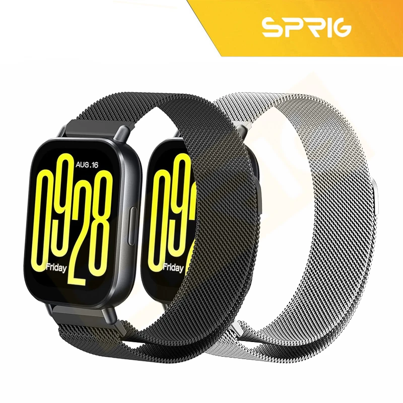 بند اسپریگ مدل Milanese STL TW مناسب برای ساعت هوشمند شیائومی Redmi watch 5 active / watch 5 lite