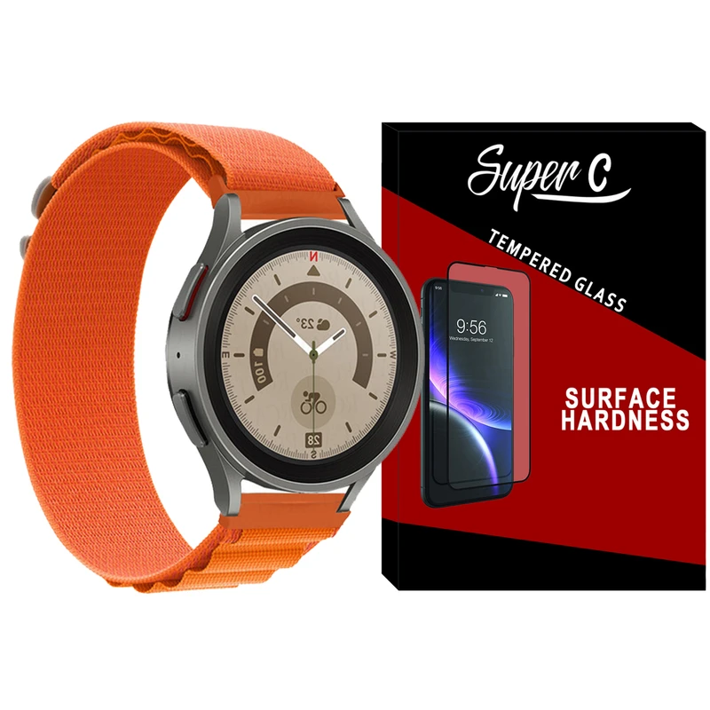 بند سوپرسی مدل Loop Alpine مناسب برای ساعت هوشمند سامسونگ Galaxy Watch Active 1 / Active 2 40mm / Active 2 44mm / Watch 3 size 41mm / Galaxy Watch 4 40mm / watch 4 42mm / watch 4 44mm / watch
