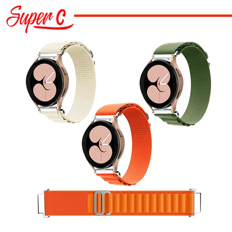 بند سوپرسی مدل Loop Alpine مناسب برای ساعت هوشمند سامسونگ Galaxy Watch Active 1 / Active 2 40mm / Active 2 44mm / Watch 3 size 41mm / Galaxy Watch 4 40mm / watch 4 42mm / watch 4 44mm / watch