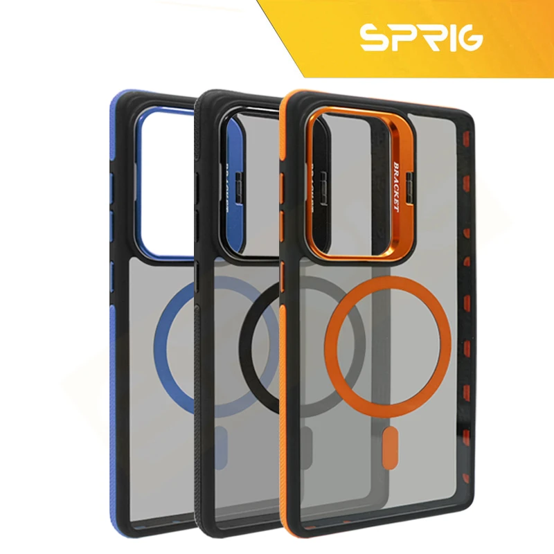 کاور اسپریگ مدل STND Bracket مناسب برای گوشی موبایل سامسونگ Galaxy S25 Ultra