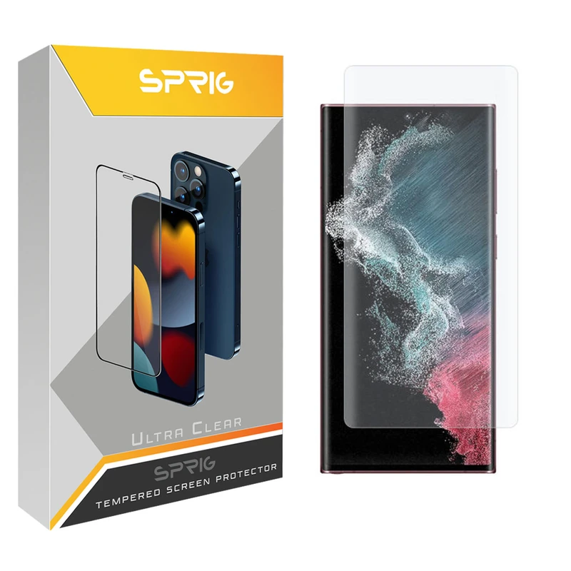 محافظ صفحه نمایش یووی لایت اسپریگ مدل UVSP مناسب برای گوشی موبایل سامسونگ Galaxy S22 Ultra