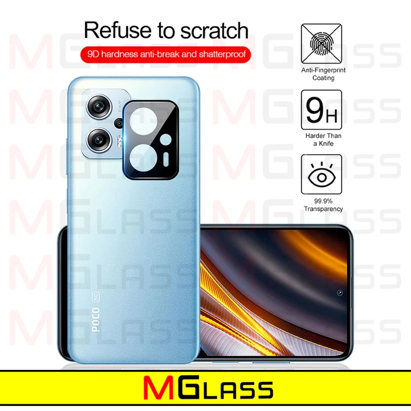 محافظ لنز دوربین ام‌گلس مدل 3D-MG مناسب برای گوشی موبایل شیائومی POCO X4 GT 5G
