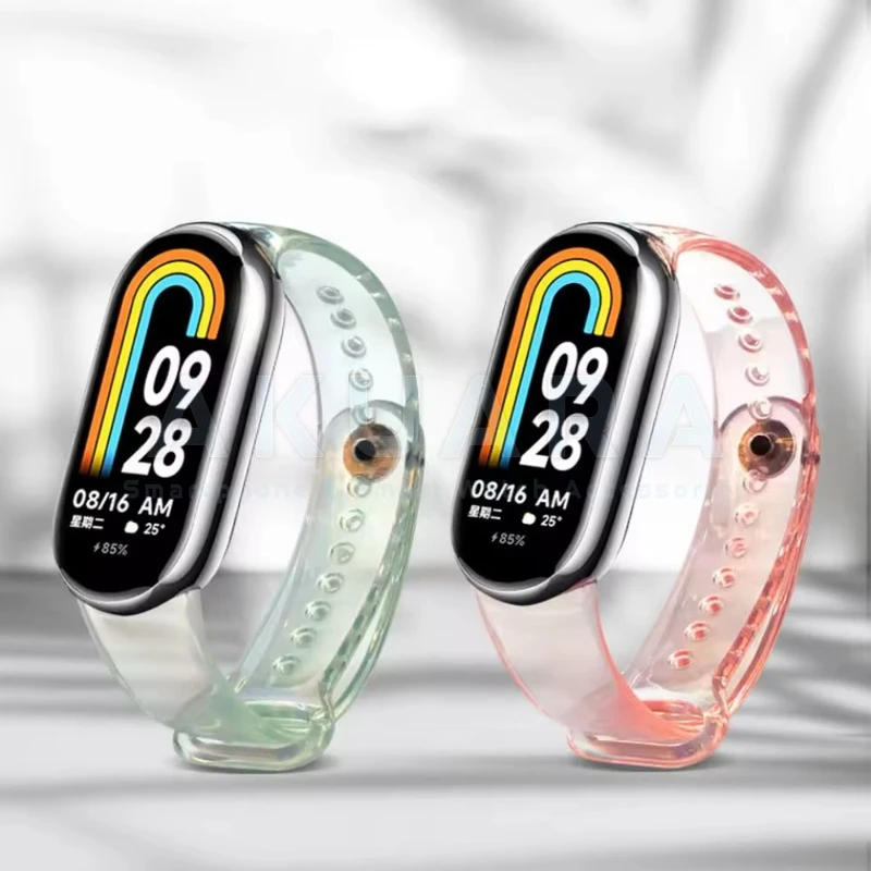 بند آکوآرا مدل Transparence مناسب برای ساعت هوشمند شیائومی Mi Band 9
