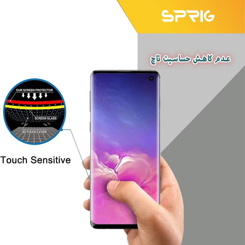 محافظ صفحه نمایش اسپریگ مدل SPss مناسب برای گوشی موبایل هوآوی Enjoy 20E / Y8p / Y6p / Y6s بسته دو عددی