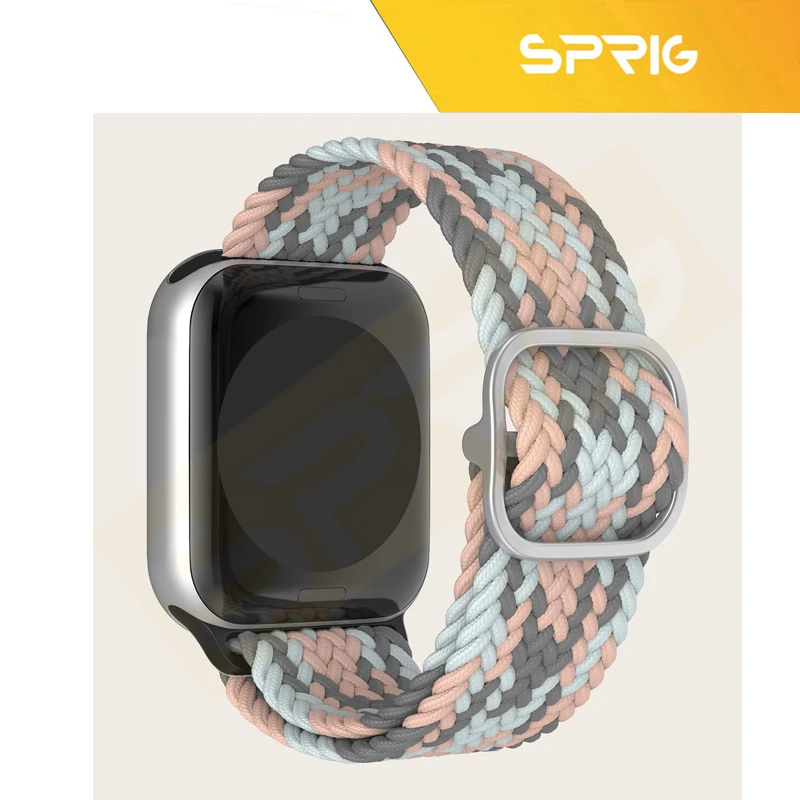 بند اسپریگ مدل Braided Solo Beau مناسب برای ساعت هوشمند اپل Series 10 46mm