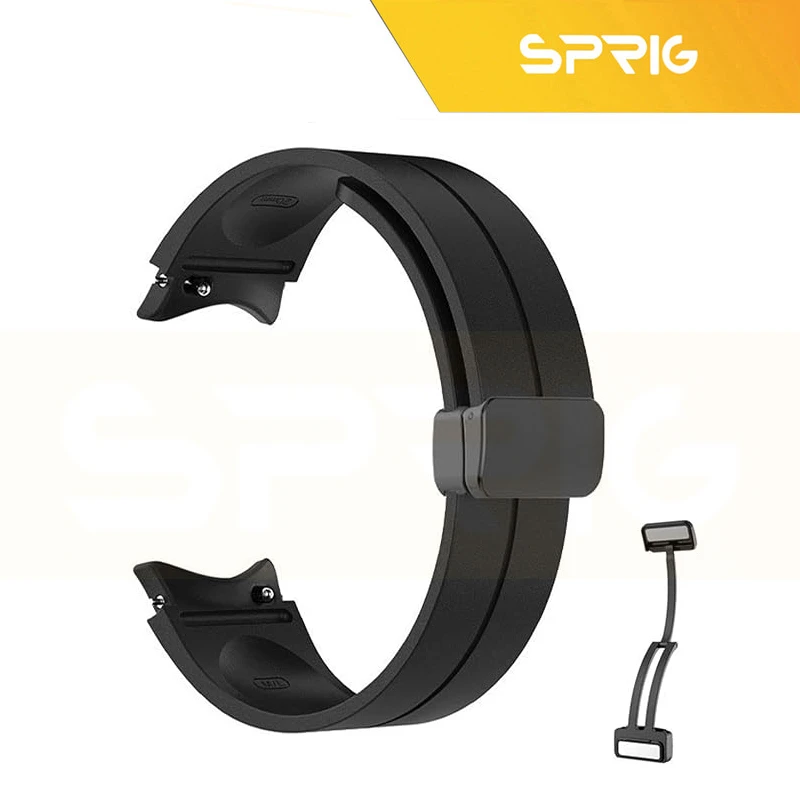 بند اسپریگ مدل Magnetic ORG Protection مناسب برای ساعت هوشمند سامسونگ Galaxy Watch 4 44mm به همراه کاور