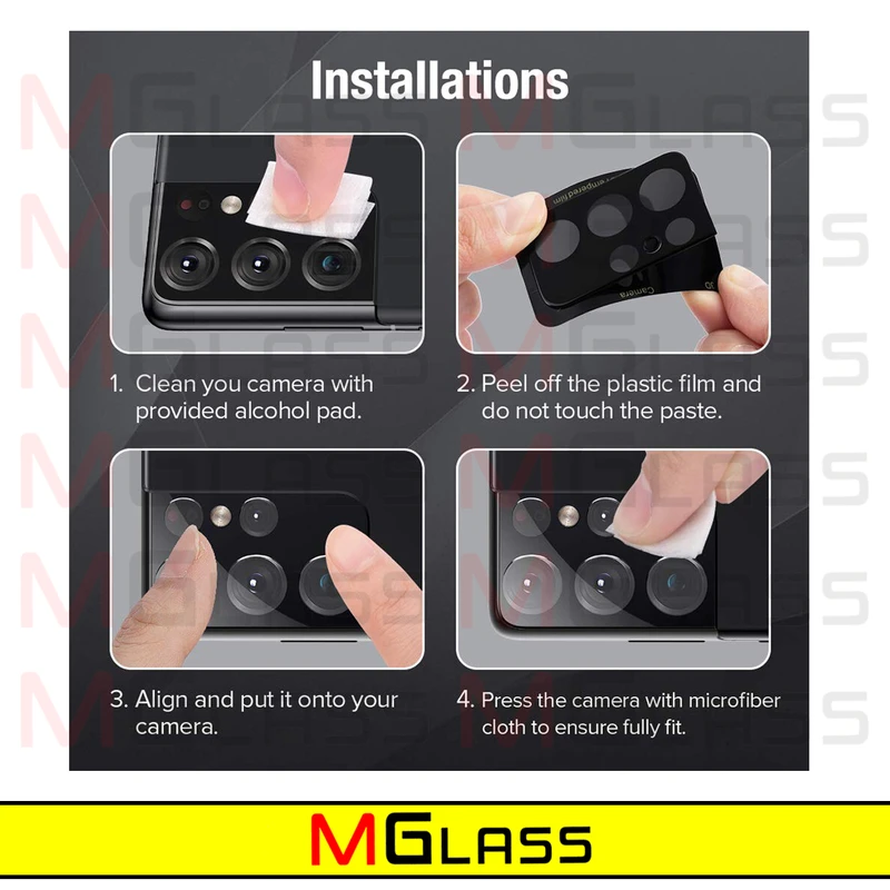 محافظ لنز دوربین ام‌گلس مدل 3D-MG مناسب برای گوشی موبایل شیائومی Mi 12T 5G
