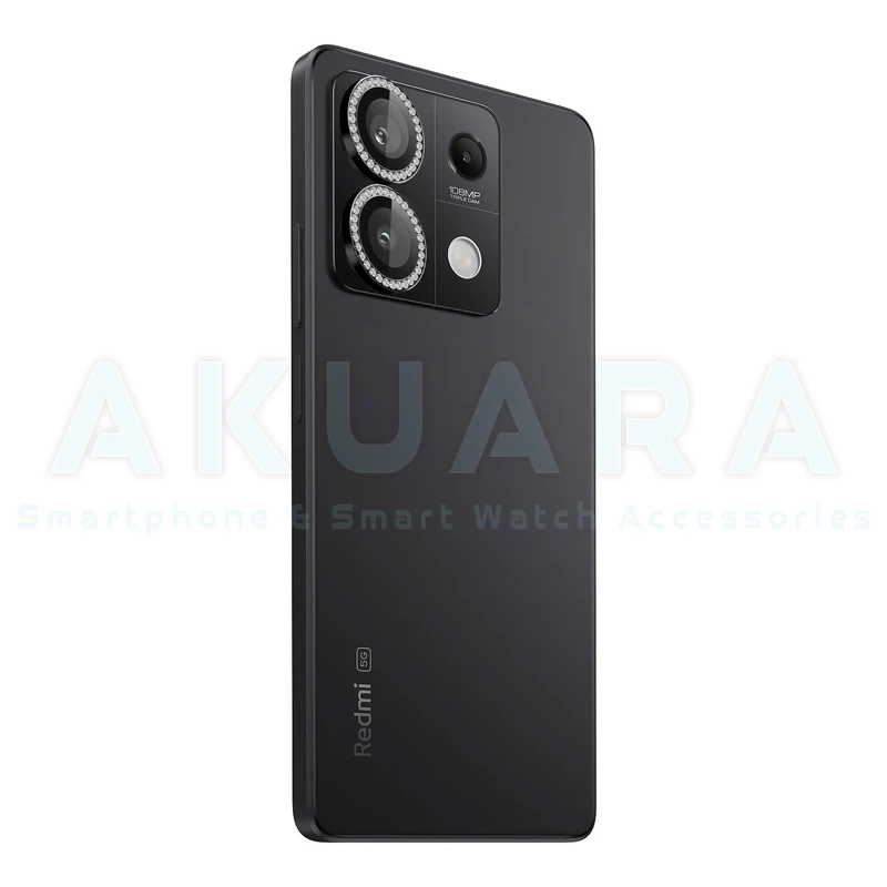 محافظ لنز دوربین رینگی آکوآرا مدل Ring Diamond STL مناسب برای گوشی موبایل شیائومی Redmi Note 13 5G