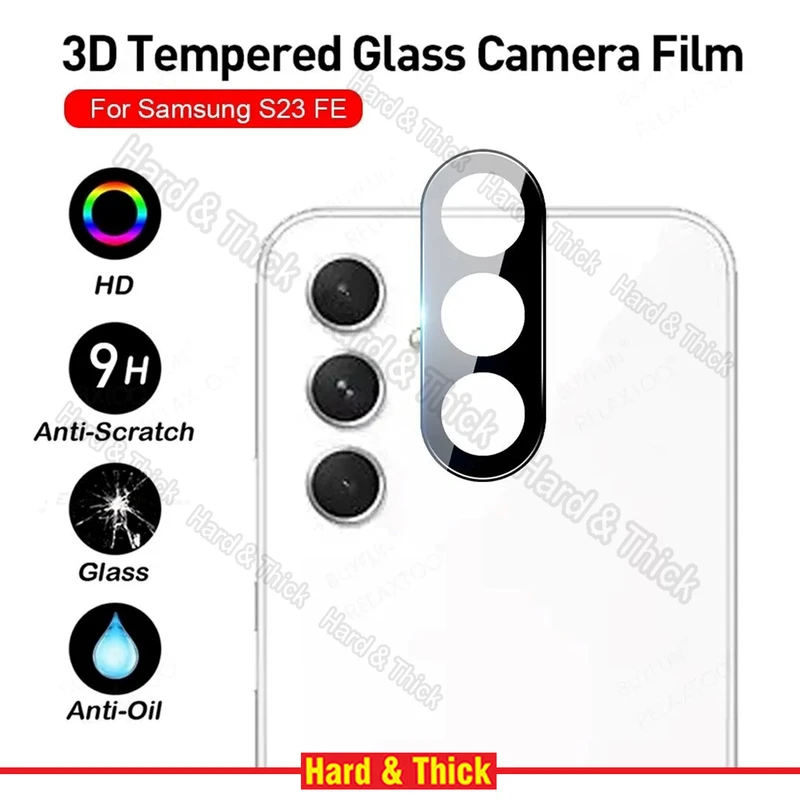 محافظ لنز دوربین هارد اند تیک مدل 3D-HT مناسب برای گوشی موبایل سامسونگ Galaxy S23 FE