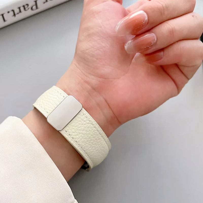 بند اسپریگ مدل MAG Leather TW مناسب برای ساعت هوشمند شیائومی S1 / S1 Active / S2 / Mi Watch XMWTCL02 / Mi Watch Color 2 / Mi Watch Color