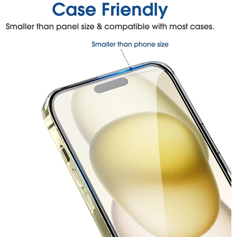 محافظ صفحه نمایش آکوآرا مدل Full AKU مناسب برای گوشی موبایل اپل iPhone 16 Pro مجموعه سه عددی