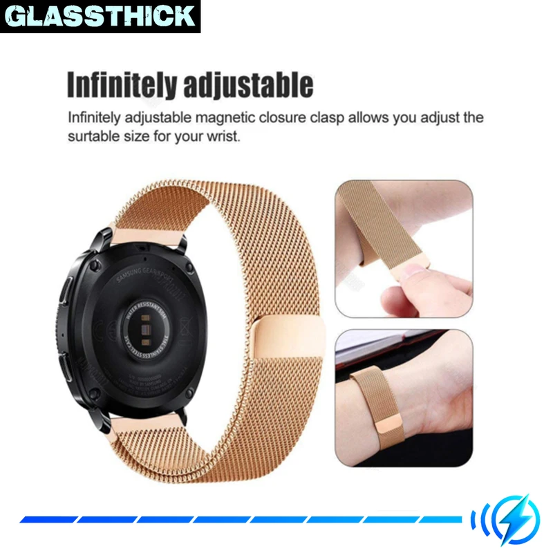 بند گلستیک مدل Milanese مناسب برای ساعت هوشمند سامسونگ Galaxy Watch Active / Active 2