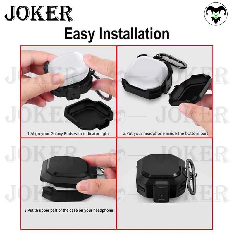 کاور جوکر مدل Eggshell-JK مناسب برای کیس سامسونگ Galaxy Buds 2 / Buds Pro / Buds Live / Buds 2 Pro