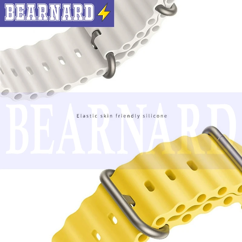 بند برنارد مدل Ocean-BR مناسب برای ساعت هوشمند هپی تاچ K59 / K59 Pro