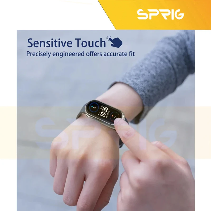 بند اسپریگ مدل Spig BK Guard مناسب برای ساعت هوشمند شیائومی Mi band 9 به همراه کاور