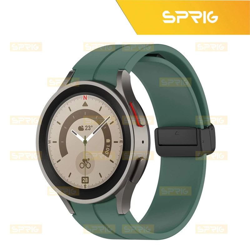 بند اسپریگ مدل Magnetic ORG مناسب برای ساعت هوشمند سامسونگ Galaxy Watch 4/5/6/7/FE سایز 40/43/44/46/47 میلی متری