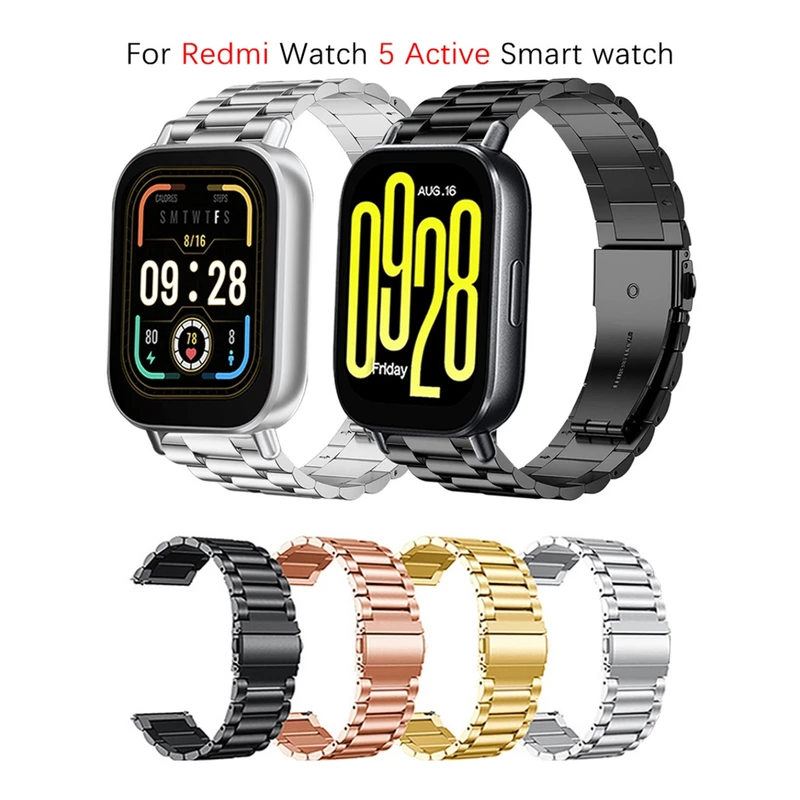 بند هارد اند تیک مدل 3Bead HT TW مناسب برای ساعت هوشمند شیائومی Redmi Watch 5 Active / Redmi Watch 5 Lite