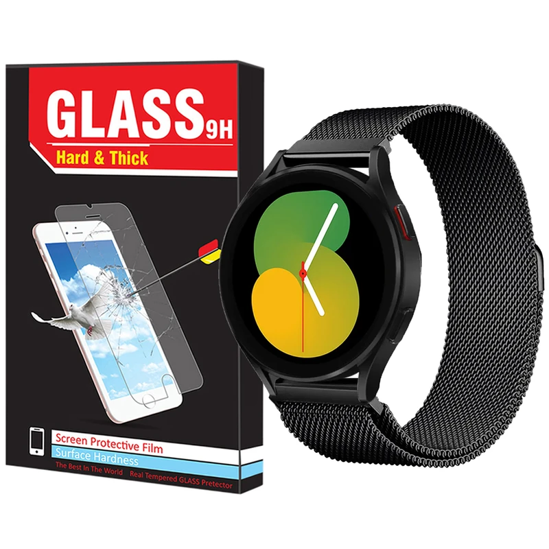 بند هارد اند تیک مدل Milanese مناسب برای ساعت هوشمند سامسونگ Galaxy Watch 3 41mm / Watch 4 40mm / Watch 4 42mm / Watch 4 44mm / Watch 4 46mm