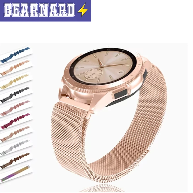 بند برنارد مدل Milanese مناسب برای ساعت هوشمند سامسونگ Galaxy Watch 3 41mm / Watch 4 40mm / Watch 4 42mm / Watch 4 44mm / Watch 4 46mm