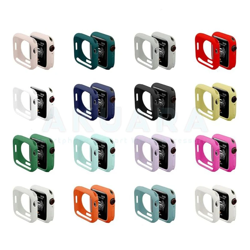 کاور آکوآرا مدل Jelly Protect مناسب برای اپل واچ سری 7/8/9 سایز 41 میلیمتری به همراه محافظ صفحه نمایش