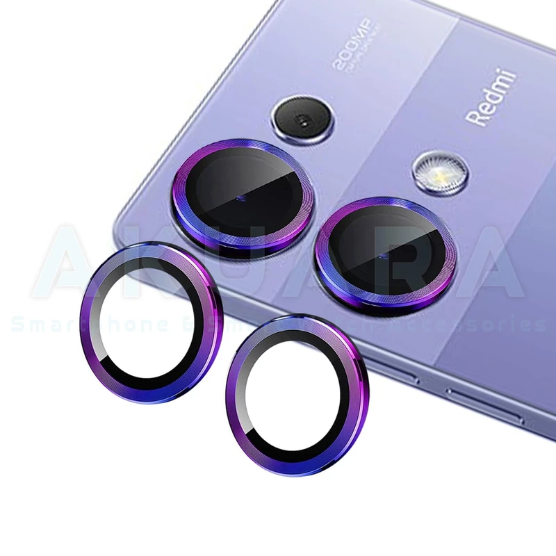 محافظ لنز دوربین رینگی آکوآرا مدل Ring STL مناسب برای گوشی موبایل شیائومی Redmi Note 13 Pro 4G
