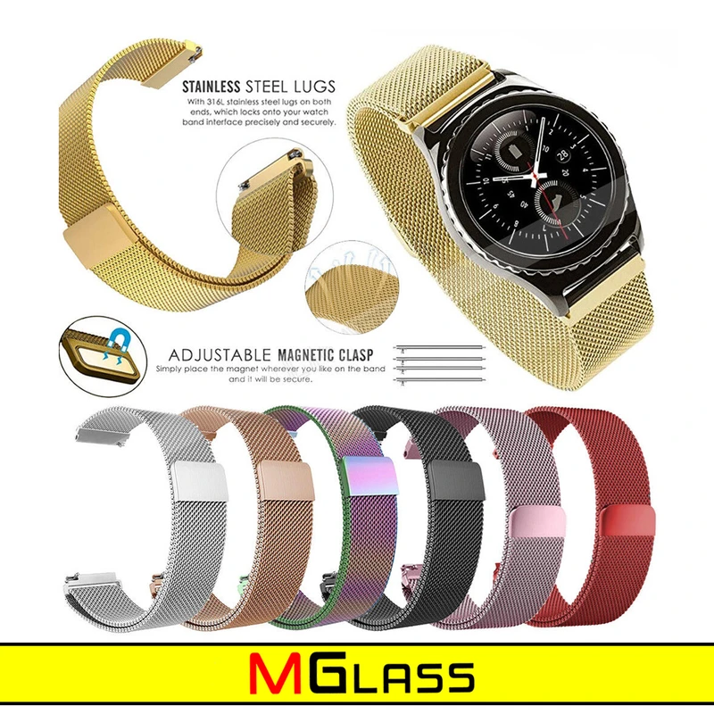 بند ام‌گلس مدل Milanese مناسب برای ساعت هوشمند شیائومی Amazfit GTS / GTS 2 / GTS 2 mini