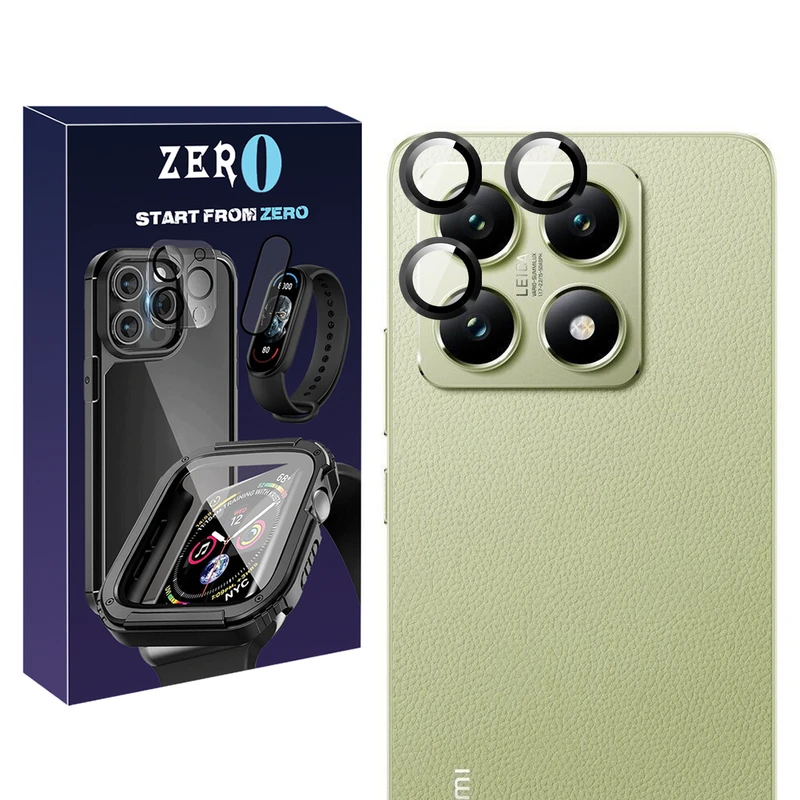 محافظ لنز دوربین زیرو مدل Ring Metal ZR مناسب برای گوشی موبایل شیائومی Mi 14T Pro