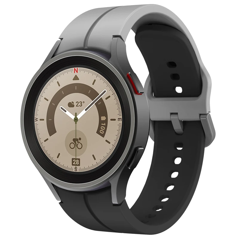 بند اسپریگ مدل Silix OG GRBK مناسب برای ساعت هوشمند Galaxy Watch 6 classic 43mm / 47mm