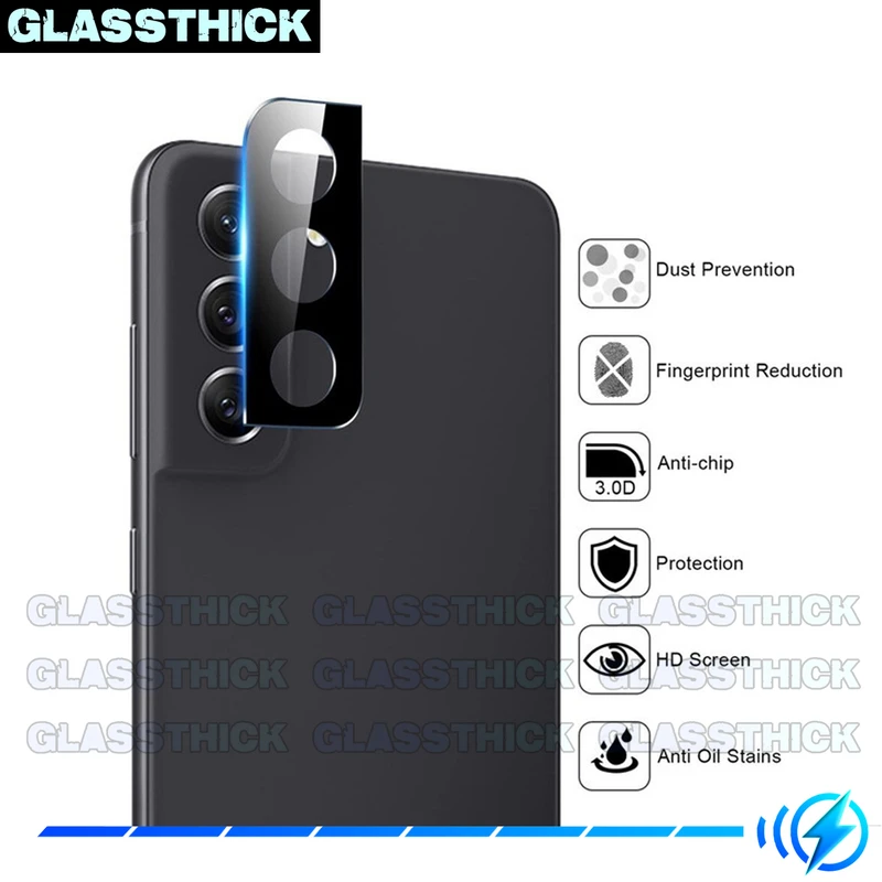 محافظ لنز دوربین گلستیک مدل 3D-GL مناسب برای گوشی موبایل سامسونگ Galaxy S22
