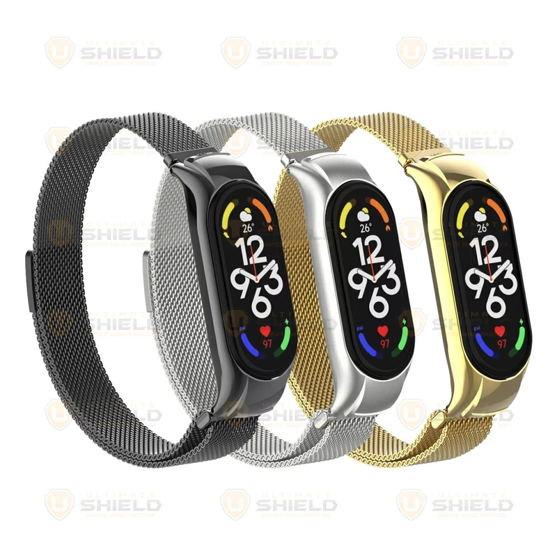بند آلتیمیت شیلد مدل Milanese UL مناسب برای ساعت هوشمند شیائومی Mi Band 7