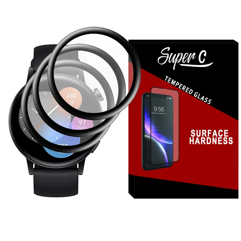 محافظ صفحه نمایش نانو سوپرسی مدل NSC مناسب برای ساعت هوشمند هوآوی Watch GT3 42mm بسته سه عددی