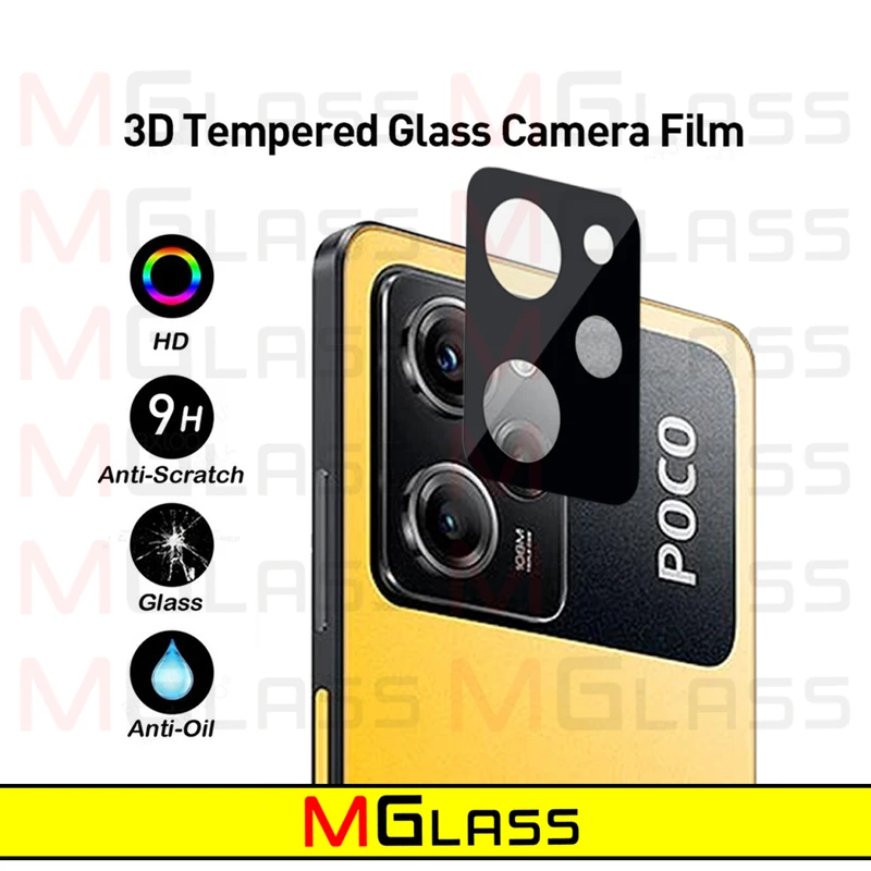 محافظ لنز دوربین ام‌گلس مدل 3D-MG مناسب برای گوشی موبایل شیائومی Poco X5 Pro 5G