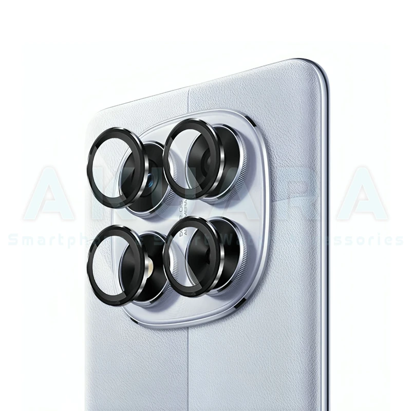 محافظ لنز دوربین رینگی آکوآرا مدل Ring STL مناسب برای گوشی موبایل شیائومی Redmi Note 14 Pro
