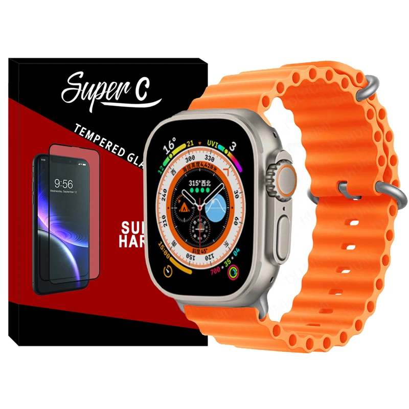 بند سوپرسی مدل Ocean مناسب برای ساعت هوشمند هاینو تکو T99 Ultra Max