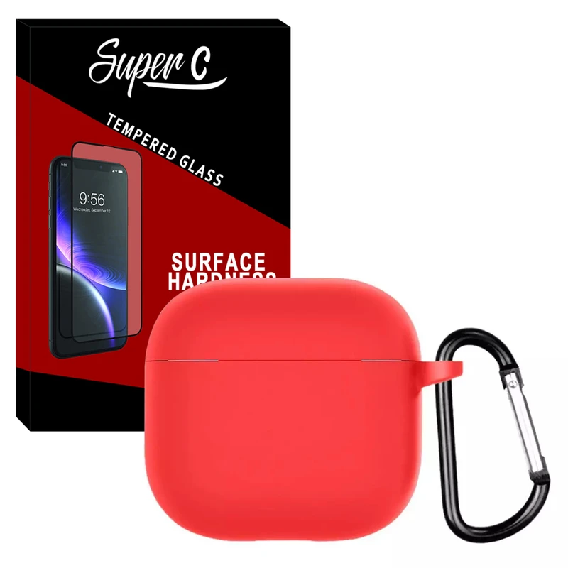 کاور سوپرسی مدل Silicon SC مناسب برای کیس اپل AirPods 4