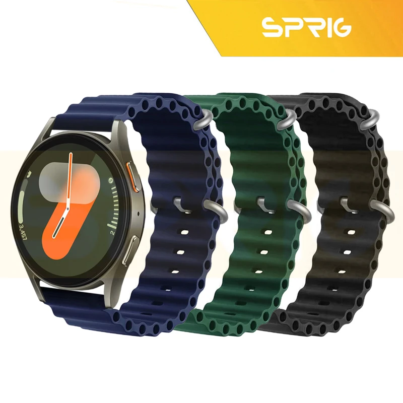 بند اسپریگ مدل Ocean SilicTW مناسب برای ساعت هوشمند هوآوی Watch GT Runner