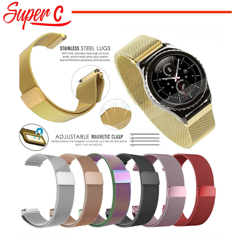 بند سوپرسی مدل Milanese مناسب برای ساعت هوشمند سامسونگ Galaxy Watch 5 40mm / Watch 5 44mm
