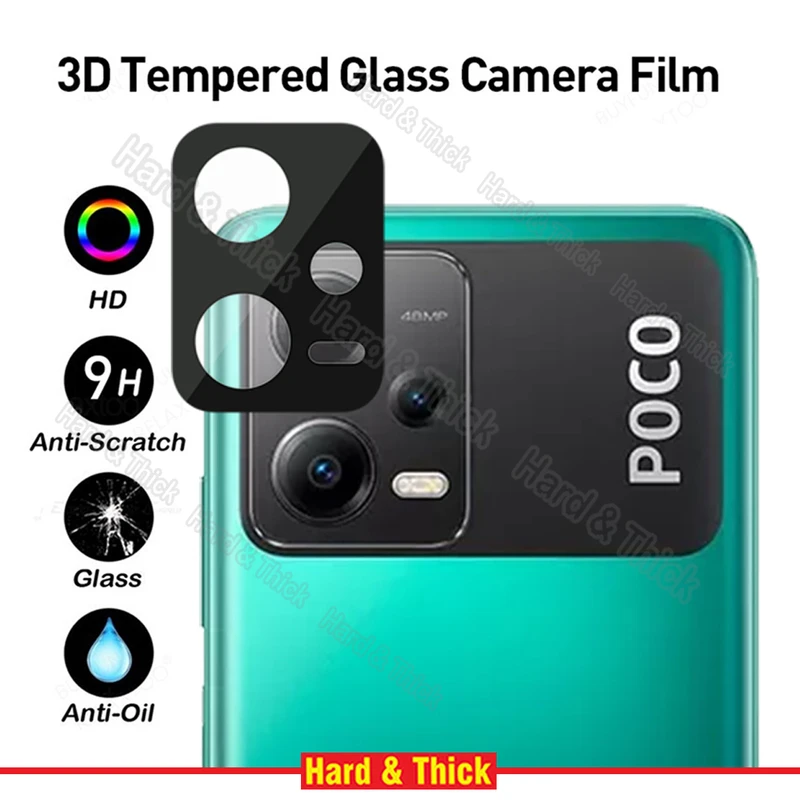 محافظ لنز دوربین هارد اند تیک مدل 3D-HT مناسب برای گوشی موبایل شیائومی Poco X5 5G