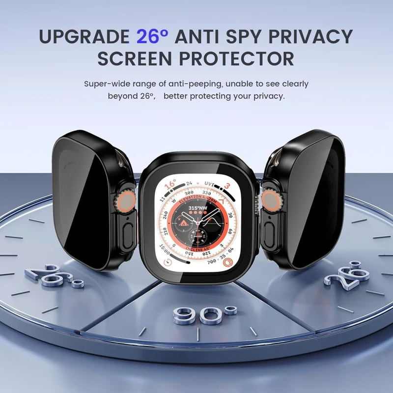 کاور آکوآرا مدل Privacy Protection مناسب برای ساعت هوشمند ویرفیت HK8 Pro max / HK9 Ultra 2 / T1000 ultra / T3000 ultra / T900 ultra