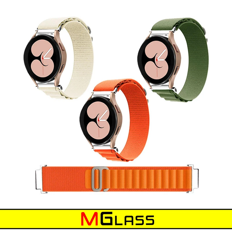 بند ام‌گلس مدل Loop Alpine مناسب برای ساعت هوشمند سامسونگ Galaxy Watch Active 1 / Active 2 40mm / Active 2 44mm / Watch 3 size 41mm / Galaxy Watch 4 40mm / watch 4 42mm / watch 4 44mm / watch