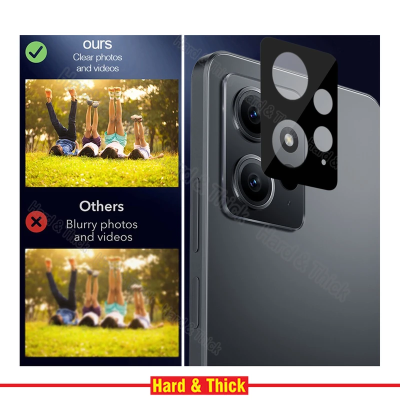 محافظ لنز دوربین هارد اند تیک مدل 3D-HT مناسب برای گوشی موبایل شیائومی Redmi Note 12 4G