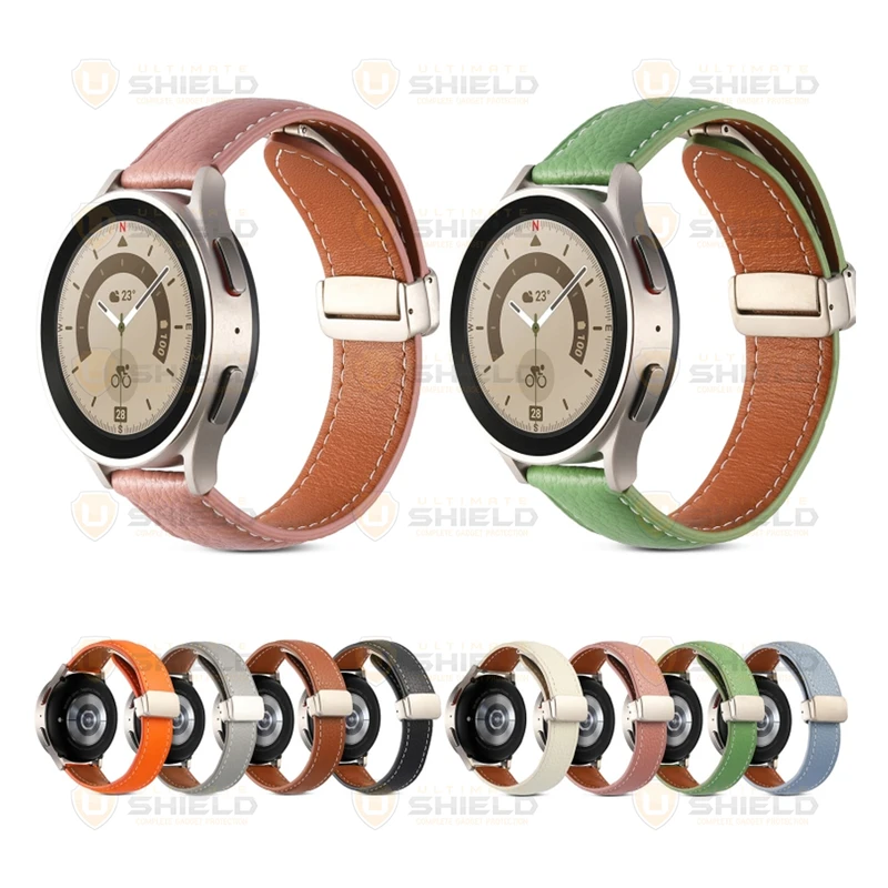 بند آلتیمیت شیلد مدل MAG Leather UL TW مناسب برای ساعت هوشمند ناتینگ CMF Watch Pro / CMF Watch pro 2