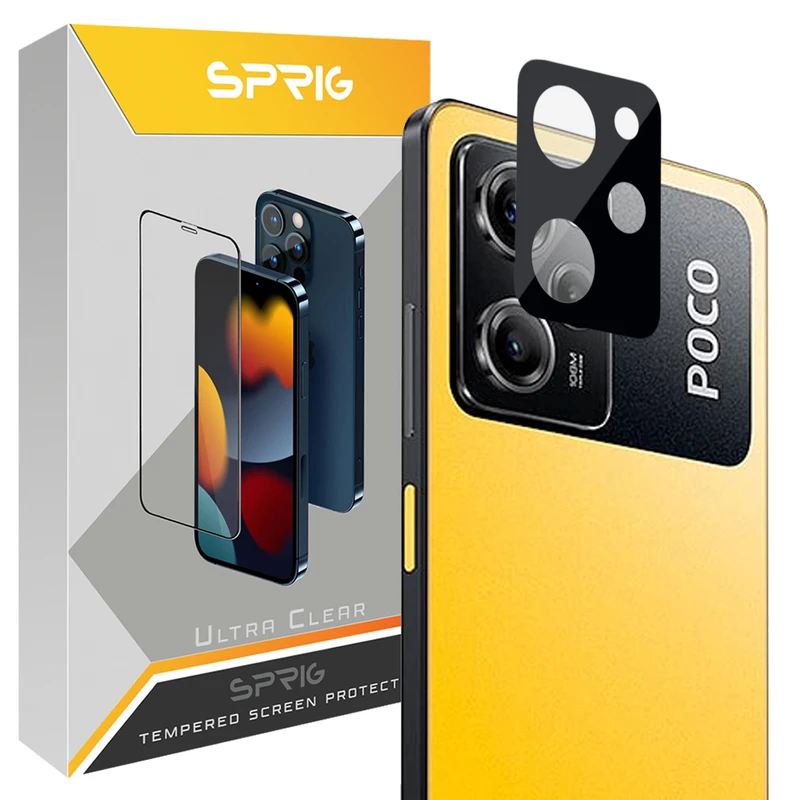 محافظ لنز دوربین اسپریگ مدل 3D-SM مناسب برای گوشی موبایل شیائومی Poco X5 Pro 5G