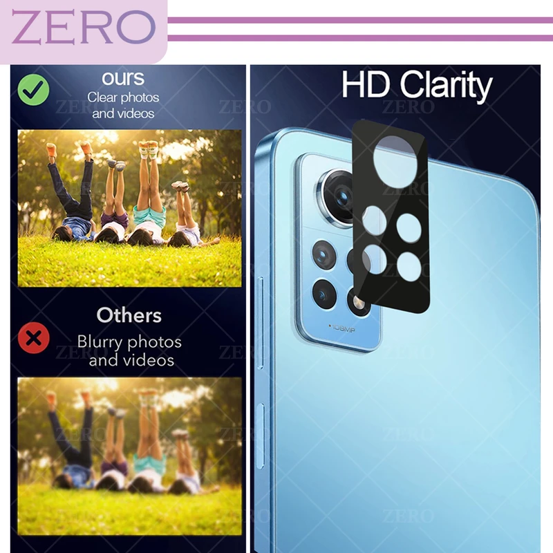 محافظ لنز دوربین زیرو مدل 3D-ZR مناسب برای گوشی موبایل شیائومی Redmi Note 12 Pro 4G