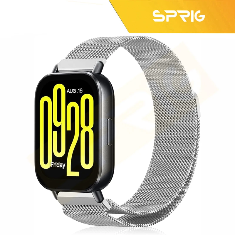 بند اسپریگ مدل Milanese STL TW مناسب برای ساعت هوشمند شیائومی Redmi watch 5 active / watch 5 lite