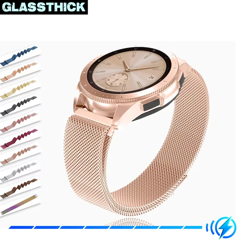 بند گلستیک مدل Milanese مناسب برای ساعت هوشمند سامسونگ Galaxy Watch 3 41mm / Watch 4 40mm / Watch 4 42mm / Watch 4 44mm / Watch 4 46mm